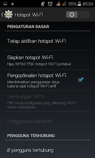 Cara coeg Setting Android jadi Hotspot Wifi