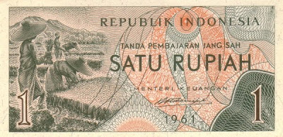 Uang Mahar: Rp1 Tahun 1961