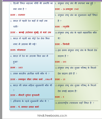 सामान्य ज्ञान प्रश्उत्तर-सहित-पीडीऍफ़-बुक-हिंदी-में-Samanya-Gyan-PDF-Book-In-Hindi   