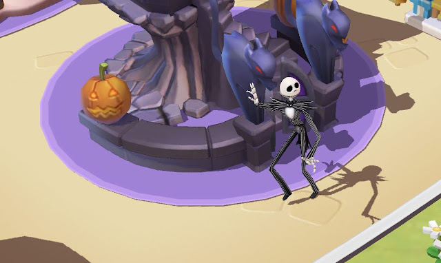 Jack Skellington Passing His House Disney Magic Kingdoms Game