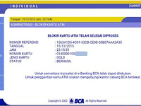 Cara Buat Kartu Atm Bca Yang Hilang