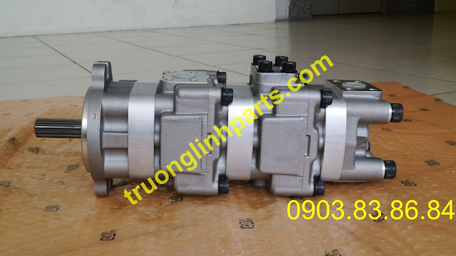 bơm bánh răng xe đào Komatsu PC20, PC28, PC30, PC38, PC40, PC50, PC60