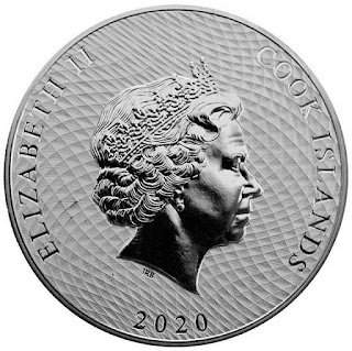 Cook Islands $1 Bounty 1 oz Silver 2020 - new Design
