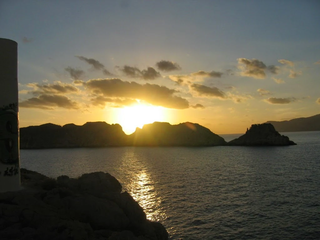 îles Malgrats, crépuscule