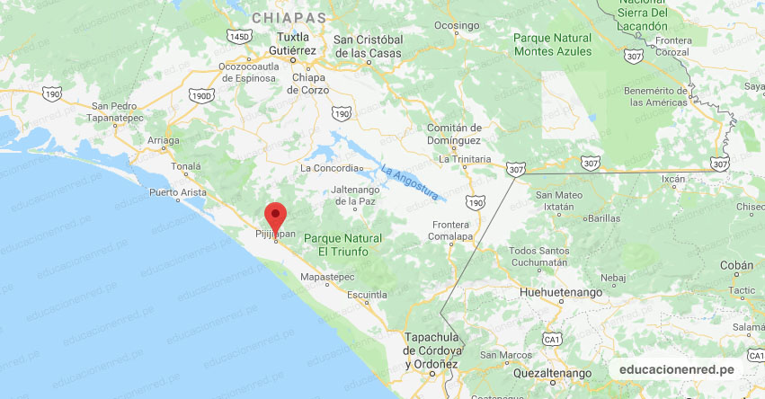 Temblor en México de Magnitud 4.1 (Hoy Jueves 23 Enero 2020) Sismo - Epicentro - Pijijiapan - Chiapas - CHIS. - SSN - www.ssn.unam.mx