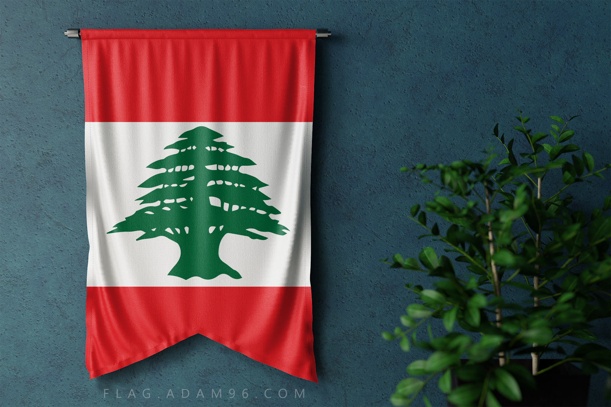 علم لبنان خلفية علم لبنان على الحائط Lebanon Flag On The Wall