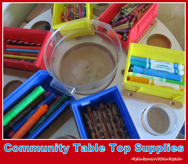 photo of: Classroom Table top Community Supplies