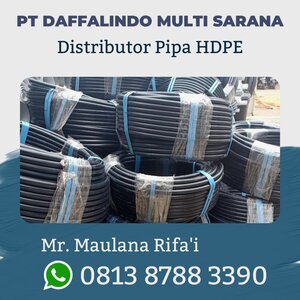 Pipa HDPE SDR 11 PN 16 Dn. 1/2" (20mm)