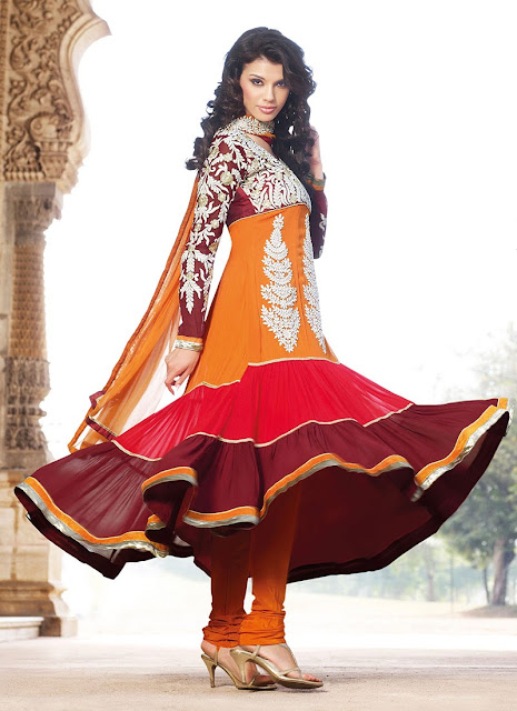 Latest Designers Wedding Indian Anarkali 2013 For Women