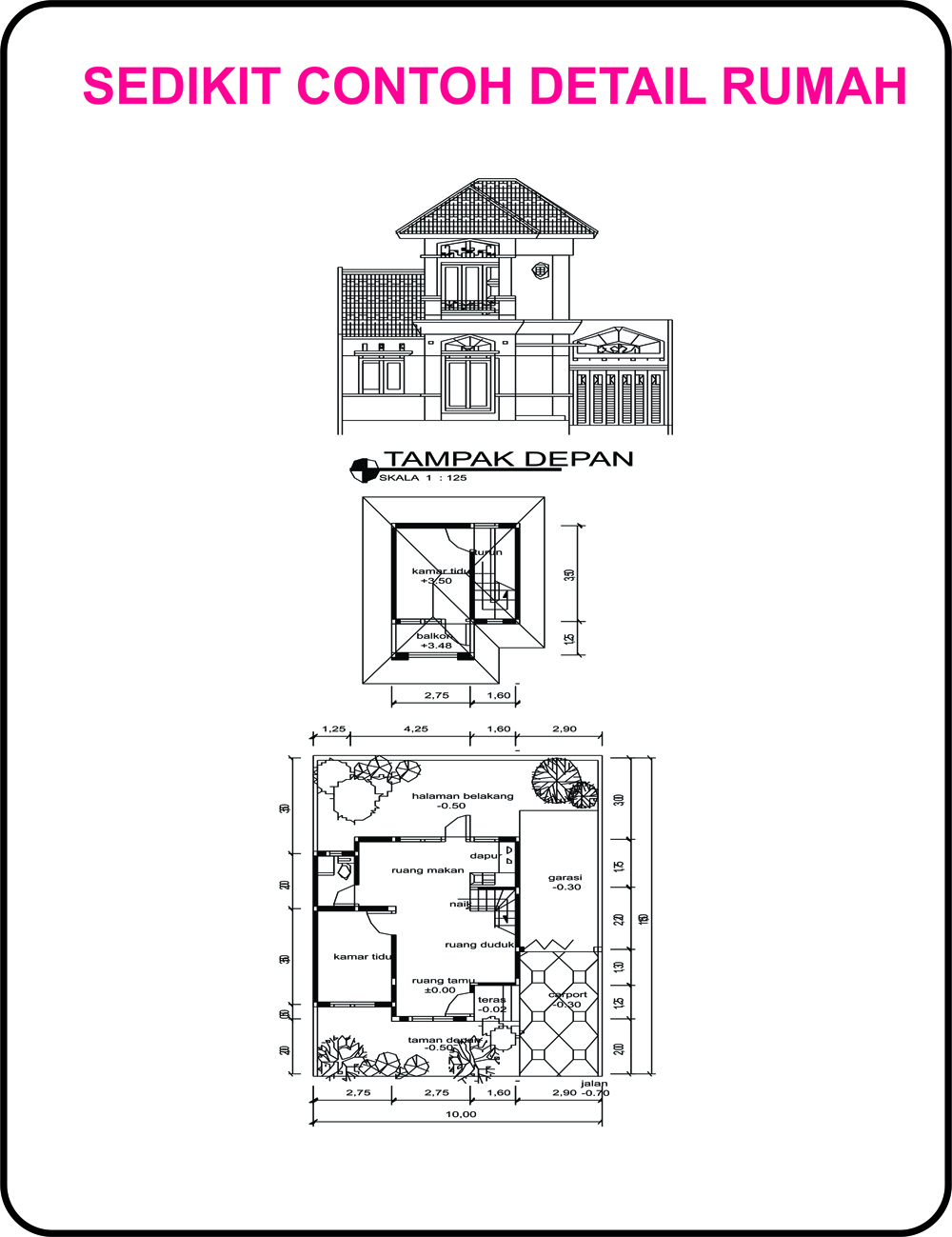 TATA RANCANG KONSTRUKSI & DESAIN RUMAH: TATA RANCANG 