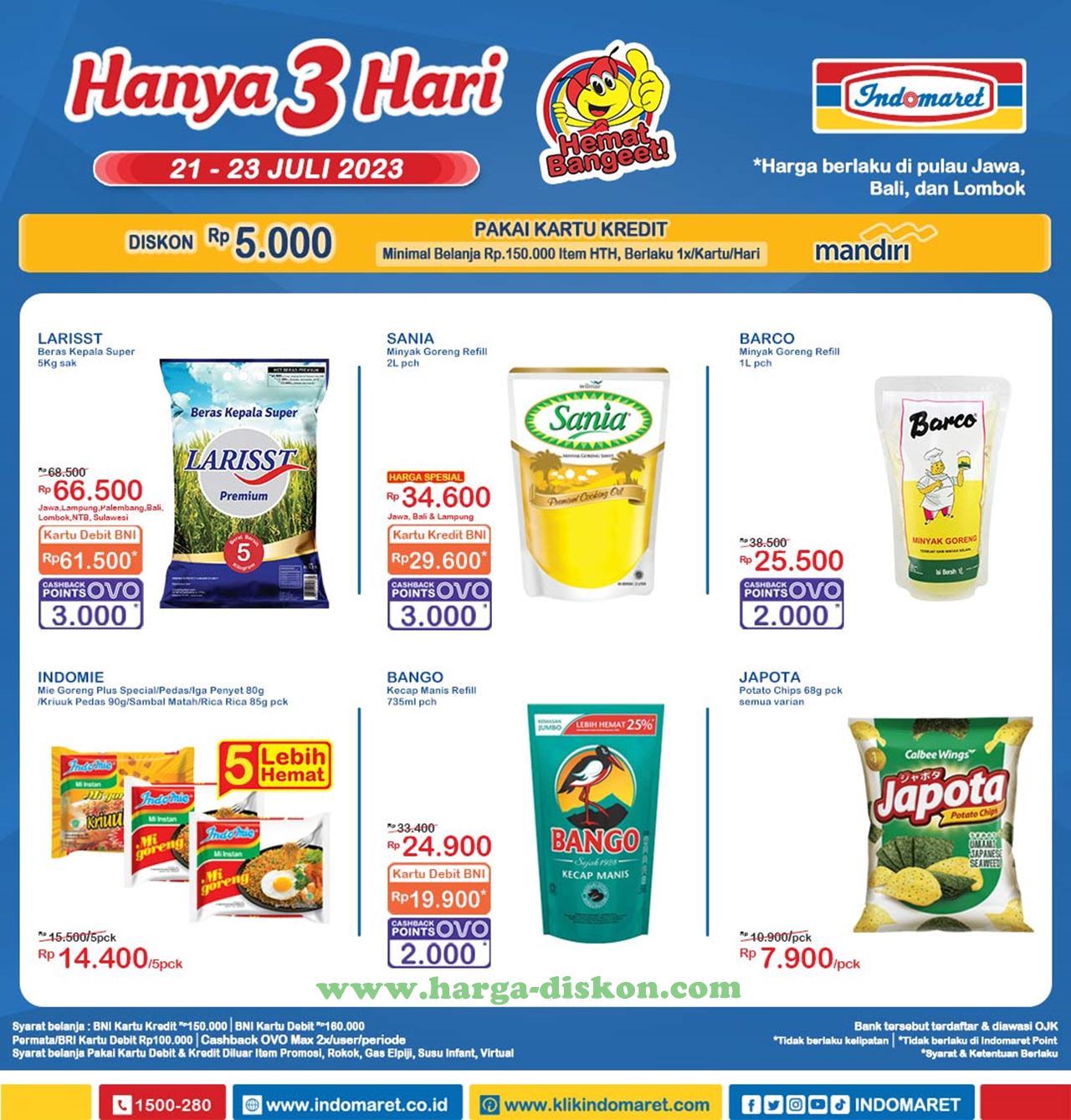 Promo INDOMARET Akhir Pekan Promo JSM 21 - 23 Juli 2023