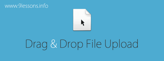Multiple File Drag and Drop Upload