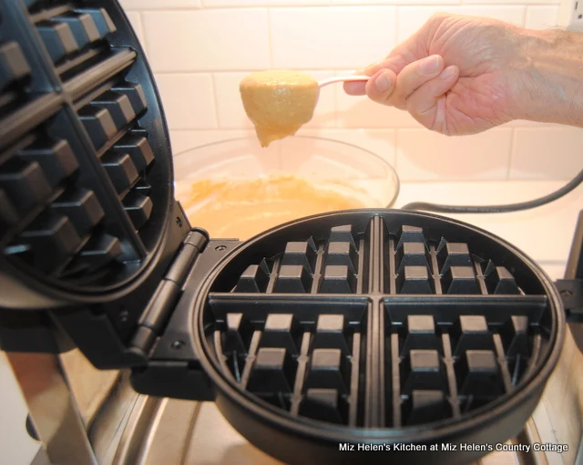 Pumpkin Waffles at Miz Helens Country Cottage