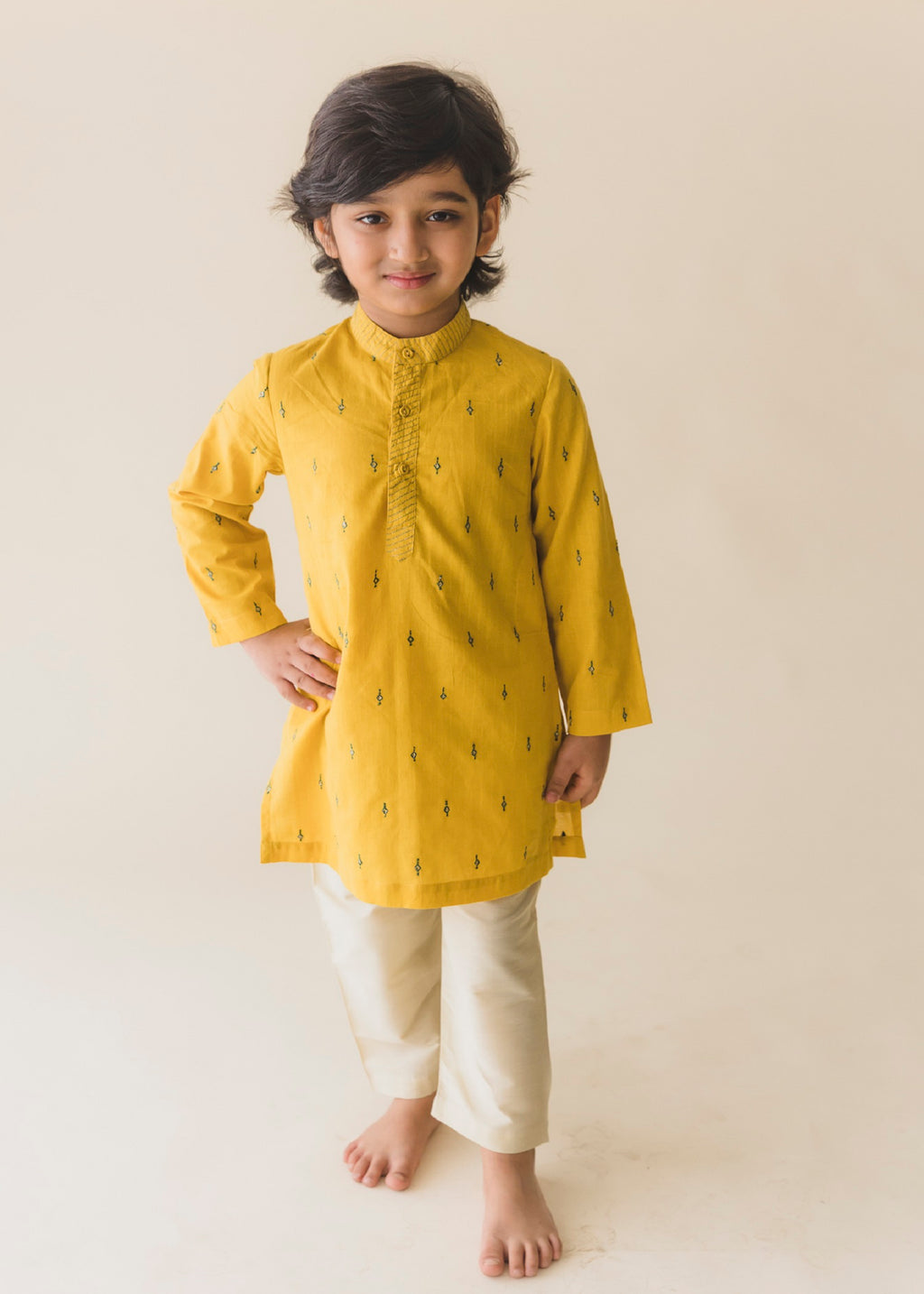 Fashionable Comfort with Cotton Dresses and Kurtas for Boys Online