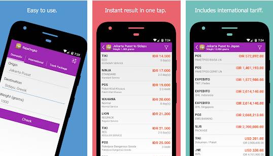 aplikasi cek ongkir - Pasti kalian sudah sering sekali cek resi apalagi kalian yang hampir setiap hari belanja online di toko online seperti marketplace maupun akun instagram yang memiliki lokasi di luar kota pastinya mereka akan mengirm barang dan memberikan kita resi yang bisa kita lacak keberadaan barang kita. Dengan resi kamu bisa memeriksa sampai kota mana barang kita sampai.