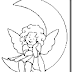 dibujos para colorear de ángeles de Navidad