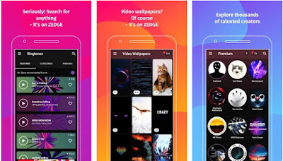 Feature  ZEDGE Premium Apk
