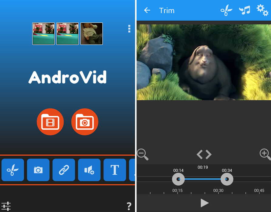 手機影片剪輯 APP - AndroVid APK 下載