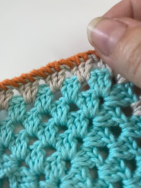 cómo hacer punto cangrejo crochet