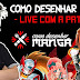 Confira na íntegra a LIVE do Curso Como Desenhar Mangá por Thiago Spyked e Suu Hideto