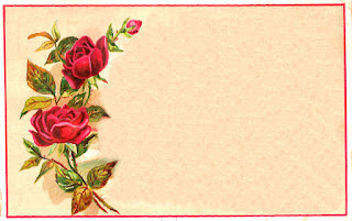 label digital flower image rose