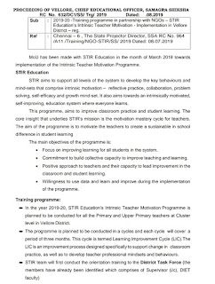 STIR Training for Up- primary teachers