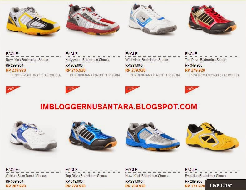 Daftar Harga  Sepatu Badminton  Murah Kualitas Terbaik 