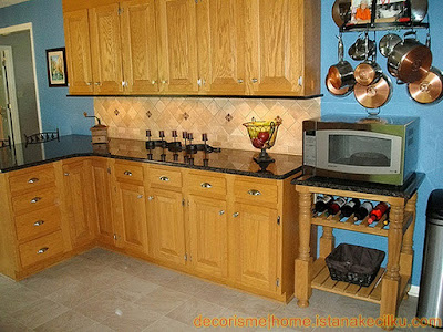 Notice the furnishings that now exist in your kitchen