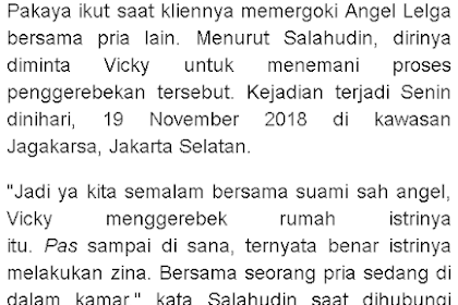 Kronologi Vicky Prasetyo Gerebek Rumah Angel Lelga