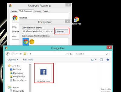 Thủ thuật Cách tạo icon facebook trên desktop