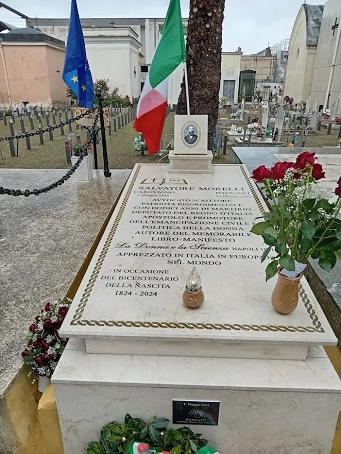 Pozzuoli, ripristinata la tomba di Salvatore Morelli