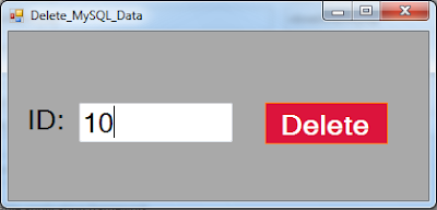  How To Remove Data From MySQL Database Using VbNet VB.Net Delete MySQL Data 