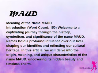 meaning of the name "MAUD"