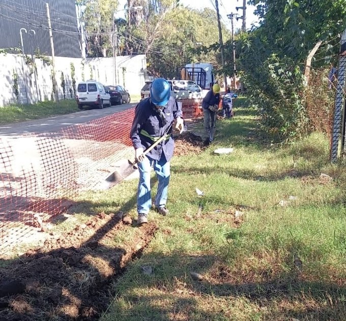El Municipio de Tigre avanza con la construcción de una nueva red de gas en General Pacheco