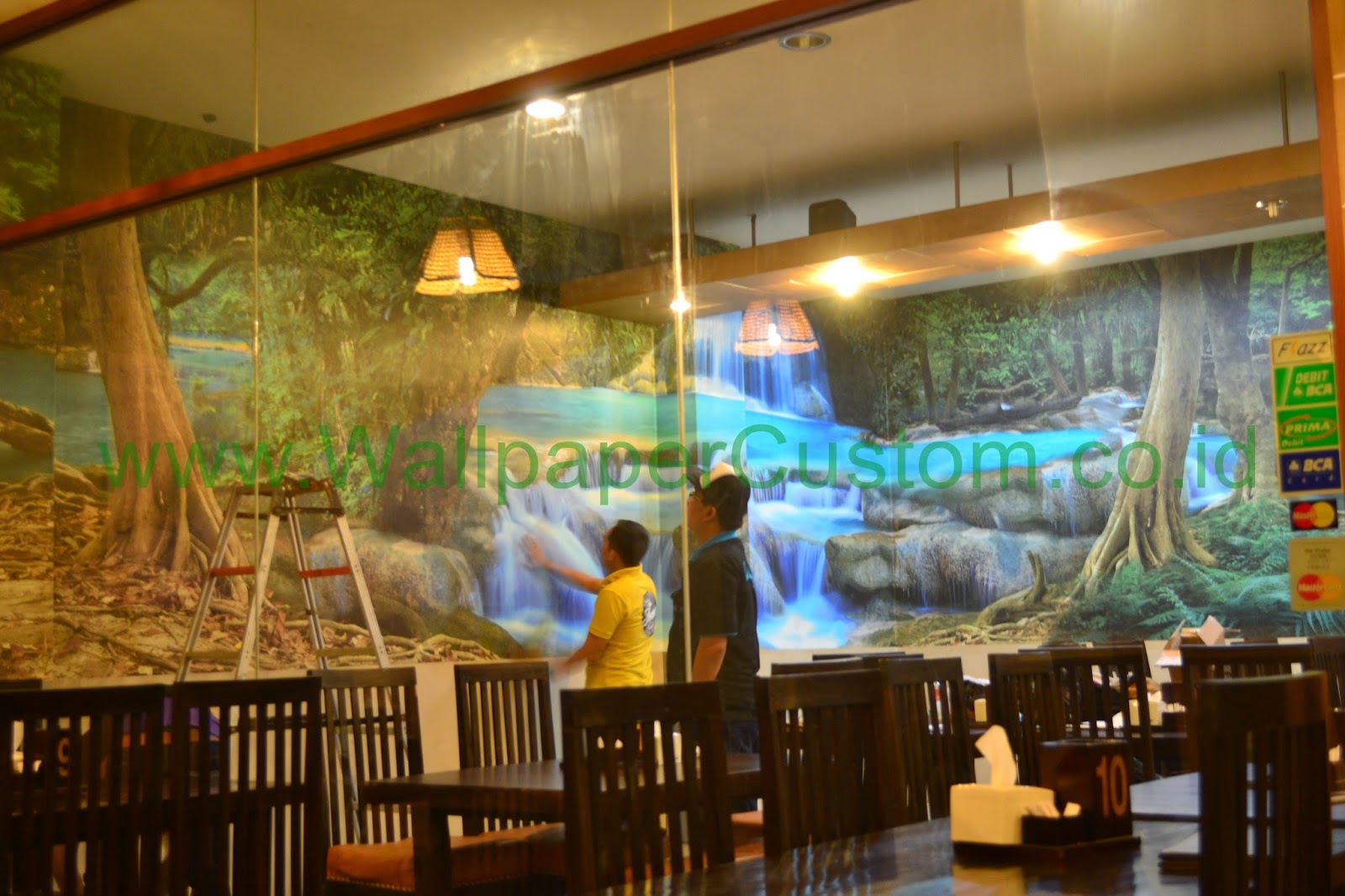 Jual wallpaper Dinding 3d Pemandangan alam di jakarta 