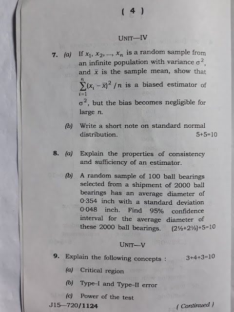 Assam University 6th sem question paper 2015 Download pdf