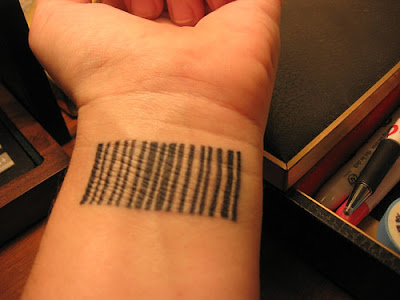 barcode tattoo book. arcode tattoo book. arcode