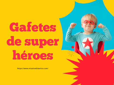 Gafetes de super héroes