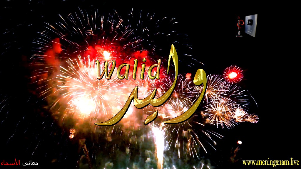 معنى اسم, وليد, وصفات, حامل, هذا الاسم, Walid,