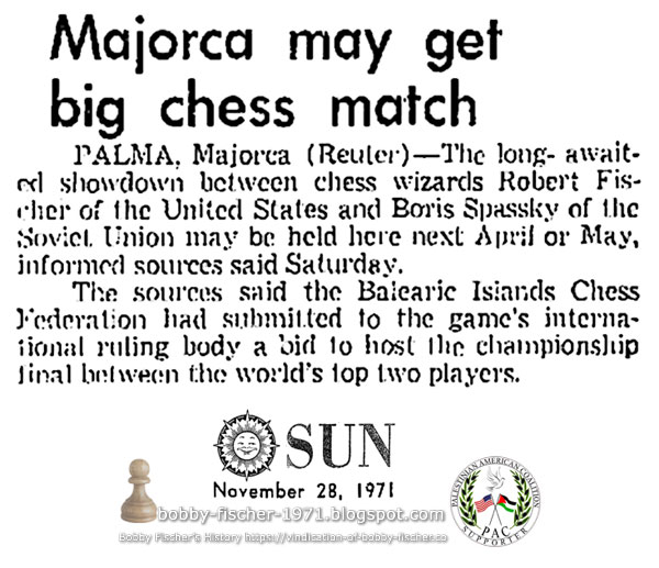 Majorca May Get Big Chess Match