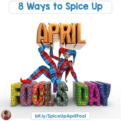 8 Ways to Spice Up April Fool's Day! Here are 8 different ways for elementary children to have fun on April Fool's Day, but keep on learning as well!
