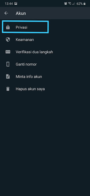 Cara Menyembunyikan Status Whatsapp 6