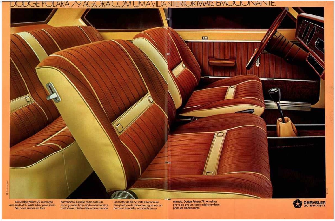 Anúncio da Chrysler do Brasil promovendo o Polava no ano de 1978