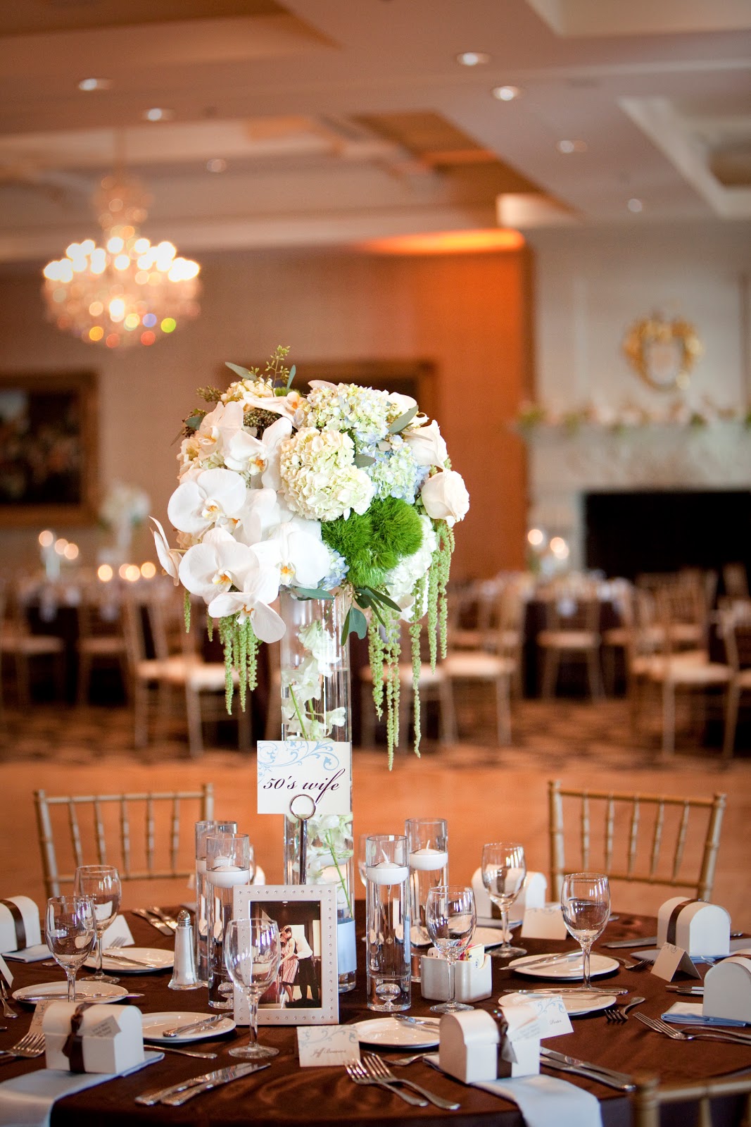 hydrangea centerpieces for