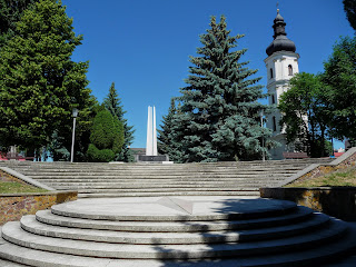 Пинск. Улица Ленина. Памятный знак защитникам Пинска