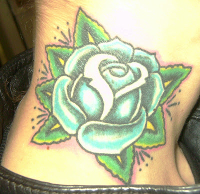 old school roses tattoo. rose tattoo that would