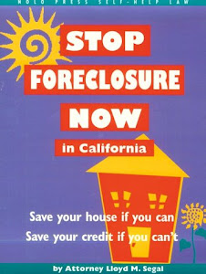 Stop Foreclosure Now in California (Nolo Press Self-Help Law)
