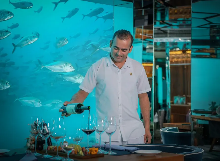 Anantara Kihavah Maldives Villas Launches Underwater-Aged Wine Tastings