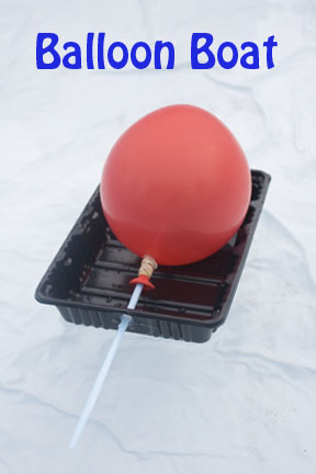 Balloon Boats are a great introduction to air power