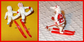 Bear on Skis; Cake Decoration Figures; Cake Decorations; Culpitt; Culpitt's Cake Decorations; Dog on Skis; Downhill Racing Planks; Festival; Gem; GeModels; George Musgrave; Made in England; Old Plastic Figures; Over Moulding; Ski Sticks; Skiers; Skiing Bear; Skiing Party; Skiing Santa Claus; Small Scale World; smallscaleworld.blogspot.com; Snow Baby; Snowbabies; Vintage Plastic Figures; Vintage Toy Figures;